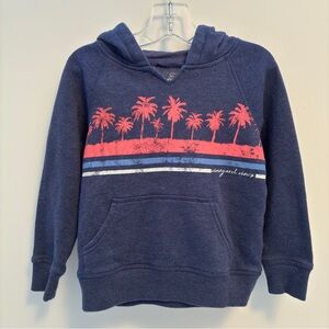 Vineyard Vines Toddler Palm Trees Graphic Hoodie Blue Size 3T